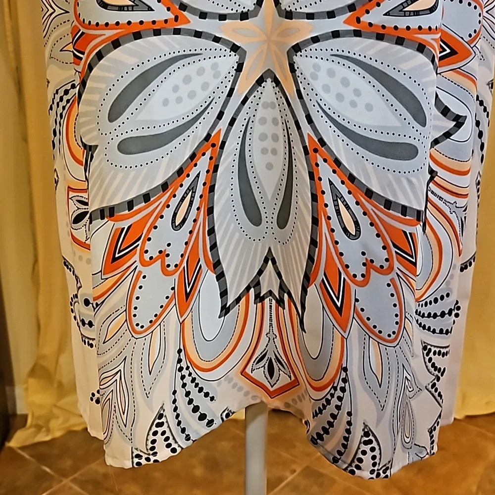 Elle Summer Chiffon Sleeveless Tunic Muted Pink - Picture 6 of 14